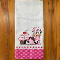 Pano de Prato Vaquinha Cupcake