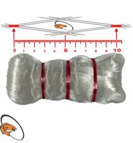 Pano de Rede Malha 10 (50mm) Fio 0,40 Altura 1,70 C/ 100 Metros Panagem 40x50x17x100