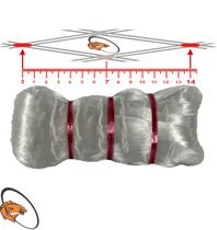 Pano de Rede Malha 14 (70mm) Fio 0,40 altura 6,72 100 Metros Pano de Rede Malha 14 (70mm) Fio 0,40 altura 6,72 100 Metros