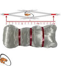 Pano de Rede Malha 15 (75mm) Fio 0,30 Altura 7,20 C/ 100 Metros Panagem 30x75x48x100