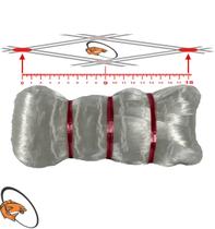 Pano de Rede Malha 18 (90mm) Fio 0,40 altura 8,64 100 Metros