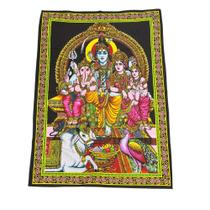 Panô Deuses Indianos FAMILIA SHIVA E PARVATI Panô Deuses Indianos FAMILIA SHIVA E PARVATI