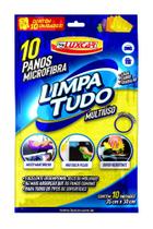 Pano em Microfibra 10 Unidade Amarelo Luxcar