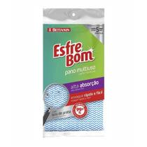 Pano Esfrebom Multiuso Azul - Embalagem com 25 Unidades Pano Esfrebom Multiuso Azul - Embalagem com 25 Unidades