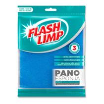Pano Esponja Flashlimp 3 Und - Flash Limp