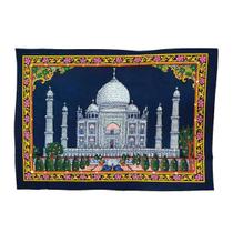 Panô Indiano Bordado Taj Mahal 100% Algodão (Modelo 13) - Balisun