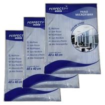 Pano Limpa Vidros 40x40 Perfect Pro Condor Azul Não Risca