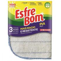 Pano Limpeza Esfrebom Ecologico Pia 3 Pecas Bt4980 Pano Limpeza Esfrebom Ecologico Pia 3 Pecas Bt4980
