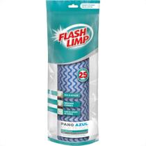 Pano Limpeza Flashlimp Mult Azul Rolo Com 25Pecas Flp4571 Pano Limpeza Flashlimp Mult Azul Rolo Com 25Pecas Flp4571