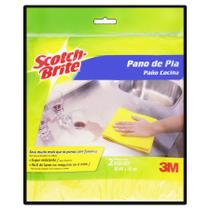 PANO LIMPEZA PIA SCOTCH BRITE 3M 40x38cm PCT COM 2un
