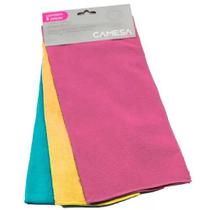 Pano magico Multiuso Microfibra Flanela 3 peças