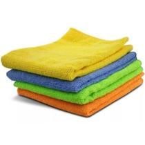 Pano Microfibra Automotiva para limpeza, Flanela Anti-risco multiuso 30x30 (5 Uni) Pano Microfibra Automotiva para limpeza, Flanela Anti-risco multiuso 30x30 (5 Uni)