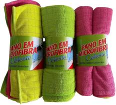 Pano microfibra celeste