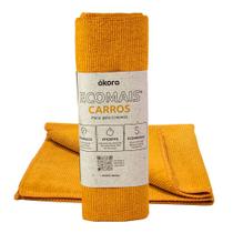 Pano Microfibra Lava Carros 40 x 40cm Amarelo Ákora