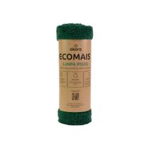 Pano Microfibra Limpa Pisos Área Interna Pequeno 40 x 60 cm Verde Ákora