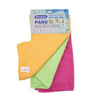 Pano Microfibra Não Risca, Não Solta Fiapo Vidros 30x30 3un Pano Microfibra Não Risca, Não Solta Fiapo Vidros 30x30 3un