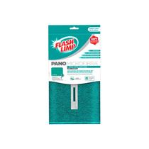 Pano Microfibra Para Chão Com Furo Flash Limp