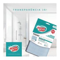 Pano Microfibra para Vidros Multiuso Flash Limp