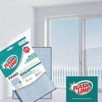 Pano Microfibras Para Vidros FLP 6698 FLASH LIMP