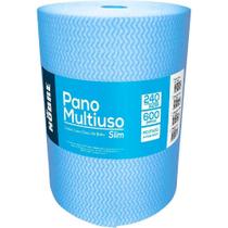 Pano Multiuso 28Cm X 240M Picotado - 600 Panos - Azul - Nobre