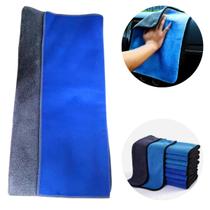 Pano Multiuso Automotivo Microfibra Premium Dupla Face AntiAtrito Limpa Vidro Desembaçador Flanela 30x40cm