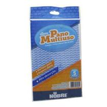 Pano Multiuso Azul 30 Cm X 50 Cm Pacote Com 5 Unidades Pano Multiuso Azul 30 Cm X 50 Cm Pacote Com 5 Unidades