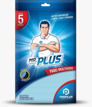 Pano Multiuso Azul Proplus com 5 unidades - Pro Plus Pano Multiuso Azul Proplus com 5 unidades - Pro Plus