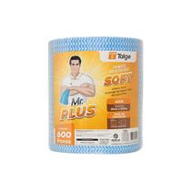 Pano Multiuso Azul Rolo com 28 x 300m Mr. Plus - Talge Pano Multiuso Azul Rolo com 28 x 300m Mr. Plus - Talge