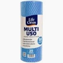 Pano Multiuso Azul Rolo com 28cm x 25m Life Clean Pano Multiuso Azul Rolo com 28cm x 25m Life Clean