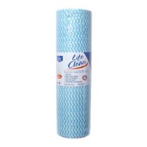 Pano Multiuso Azul Rolo com 28cm x 25m Life Clean