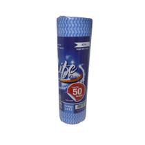 Pano Multiuso Bobina Life Clean Azul 28x25cm 50 Panos Pano Multiuso Bobina Life Clean Azul 28x25cm 50 Panos