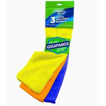 Pano multiuso em microfibra para limpeza 60 x 90 cm 3 peças - NVA 490 - Echolimp Pano multiuso em microfibra para limpeza 60 x 90 cm 3 peças - NVA 490 - Echolimp