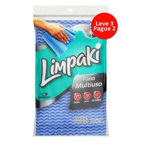 Pano Multiuso Limpaki 5 Unidades - Leve 3 Pague 2 Pano Multiuso Limpaki 5 Unidades - Leve 3 Pague 2