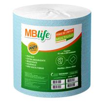 Pano Multiuso Limpeza Geral Rolo Bobina 28x40cm - 600 Panos