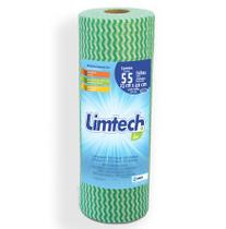 Pano Multiuso Limtech - 23cm X 22m - 55 Folhas - 35g/m² - Verde