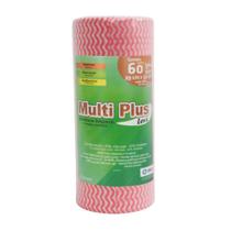 Pano Multiuso Multiplus - 29cm X 30m - 60 Folhas - 35g/m² - Rosa