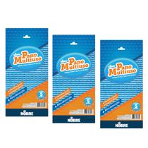 Pano Multiuso Nobre Pacote 30x50cm Kit 3