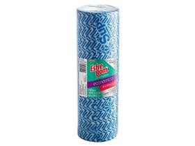 Pano Multiuso Rolo Econômico com 25 Unidades, Cor Azul, Esfrebom, Bettanin.