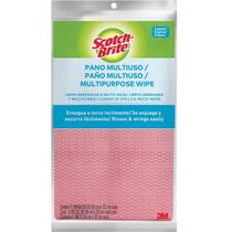 Pano Multiuso Rosa SCOTCH Brite com 5 Unidades