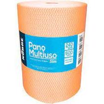 Pano multiuso Slim 28cm x 240m picotado - 600 panos - laranja - Nobre