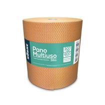 Pano multiuso SLIM 28cm x 300m - 600 panos picotado NOBRE laranja