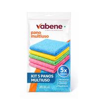 Pano Multiuso Verde Enxuga Limpa e Lustra 5 Unidades 28cm x 50cm Pano Multiuso Verde Enxuga Limpa e Lustra 5 Unidades 28cm x 50cm