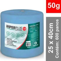Pano Multiuso WiperPlus Pro50 50g/m² Rolo de 25cm x 240m (600 panos) cor Azul. Ultra absorventeTALGE