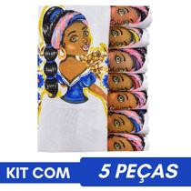 Pano Para Fazer Saia Crochê Boneca Artesã C/ Glitter - 5 Un.