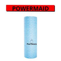 Pano para Limpeza Multiuso, 21 cm x 29 cm, Azul, com 25 unidades - Powermaid Pano para Limpeza Multiuso, 21 cm x 29 cm, Azul, com 25 unidades - Powermaid