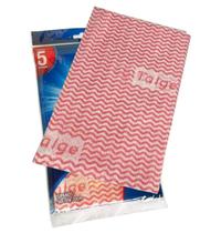 Pano Perfex 30x50cm Vermelho Mr. Plus Pacote C/50 (10pcts)