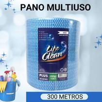 Pano PERFLEX Multiuso com 300 metros 600 pano azul picotado.