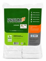 Pano Pralim Alvejado Industrial Branco 29x29cm p/ Limpeza Pesada c/ Alta Absorção 100 Unidades