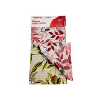 Pano prato 2un floral/limoes 40x65cm vabene