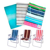 Pano Refil Para Cadeiras De Praia Sol Original 3 Unidades